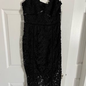 Boohoo little black dress. Worn once. Size 8